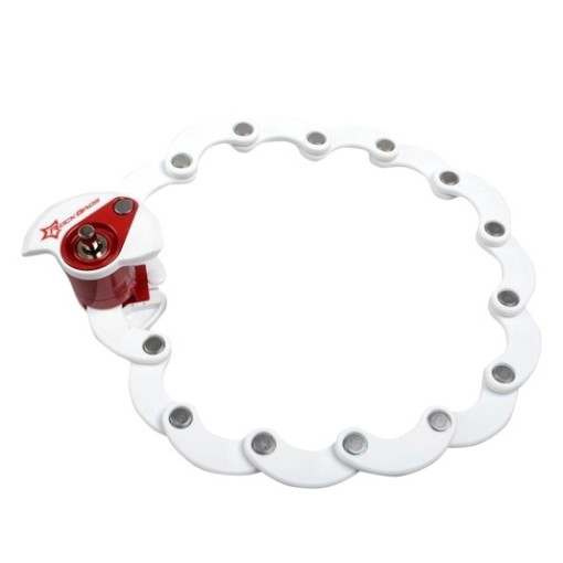 lock for road bike white red